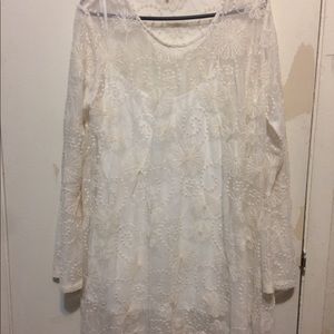 Indigo Star 2 Pc Lace XL Mini Dress